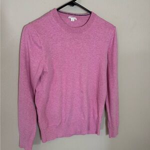 J.Crew Crewcuts Size 14 Pink Cashmere Blend Sweater Cozy Girlhood Cottage